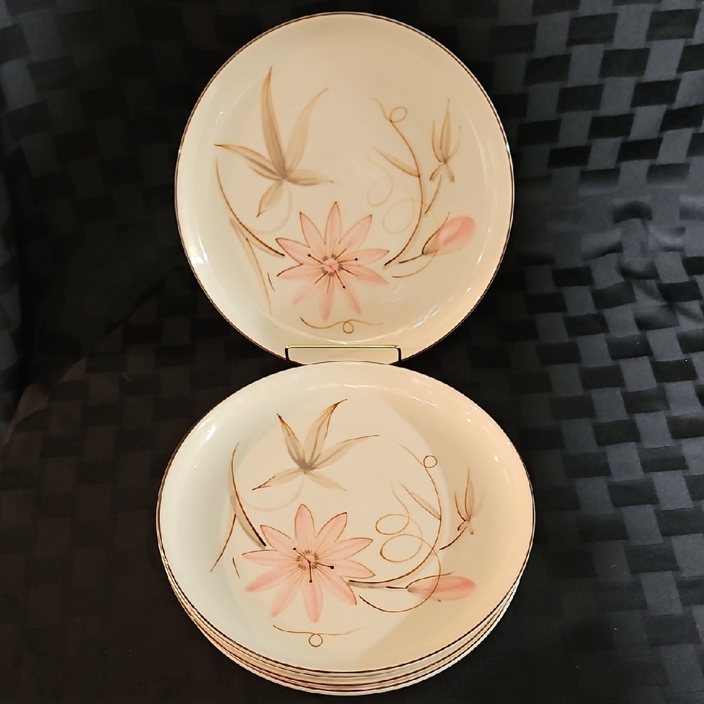 MCM Winfield China Passion Flower Pattern Dinner Plate, Sold Separately